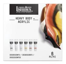 Tinta Acrílica Heavy Body Liquitex 59ml 06 Cores Iridescente Tinta Acrílica Heavy Body Liquitex 59ml 06 Cores Iridescente
