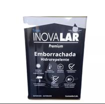 Tinta Acrílica Inovalar Cinza Emborrachada Hidrorepelente Premium 18 litros Resistente Antimofo