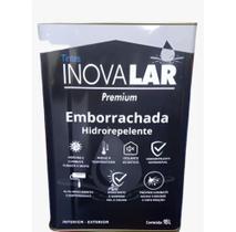 Tinta Acrílica Inovalar Cinza Emborrachada Hidrorepelente Premium 18 litros Resistente Antimofo