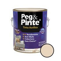 Tinta Acrílica Interna Peg E Pinte 3,6L Eucatex Perola Taiti