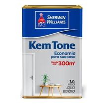 Tinta Acrílica Kem Tone Branco Gelo - Lata 18 Litros - Econômica - Interior - Base d'Água