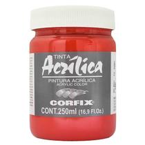 Tinta Acrílica Laca Geranio 058 250ml Corfix Tinta Acrílica Laca Geranio 058 250ml Corfix