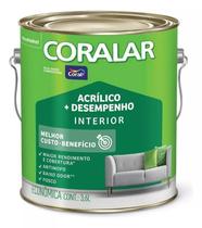 Tinta Acrílica LATEX CORALAR 3,6 Litros Branco - Código 637432 Tinta Acrílica LATEX CORALAR 3,6 Litros Branco - Código 637432