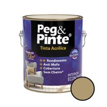 Tinta Acrílica Latex Peg&Pinte 3,6L Eucatex Camurça Imperial