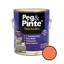 Tinta Acrílica Latex Peg&Pinte 3,6L Eucatex Doce De Abóbora