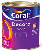 Tinta Acrílica Lavável Fosca Coral Decora Matte 3,6l 5 Cores