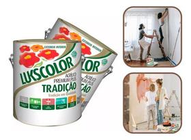 Tinta Acrilica Lavável Lukscolor Tradição 3,6l Premium