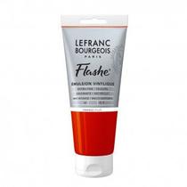 Tinta Acrílica Lefranc Bourgeois Flashe 80ml S3 206 Fluorescent Orange