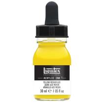 Tinta Acrílica Liquida Ink 30ml Yellow Medium Azo 412 Tinta Acrílica Liquida Ink 30ml Yellow Medium Azo 412