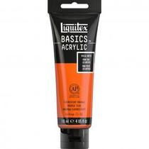 Tinta Acrílica Liquitex Basics 118ml 982 Flourescent Orange Tinta Acrílica Liquitex Basics 118ml 982 Flourescent Orange