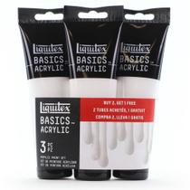 Tinta Acrílica Liquitex Basics 118ml Titanium White 3 Unid