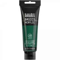 Tinta Acrílica Liquitex Basics 350 Green Deep Perm. 118Ml