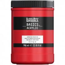 Tinta Acrílica Liquitex Basics 946ml 151 Cadmium Red Medium Tinta Acrílica Liquitex Basics 946ml 151 Cadmium Red Medium
