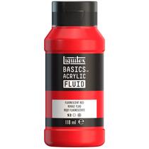 Tinta Acrílica Liquitex Basics Fluid 118ml Fluorescent Red