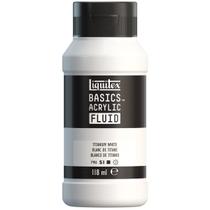 Tinta Acrílica Liquitex Basics Fluid 118ml Titanium White