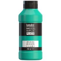 Tinta Acrílica Liquitex Basics Fluid 250ml Bright Aqua Green