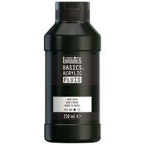 Tinta Acrílica Liquitex Basics Fluid 250ml Ivory Black