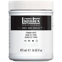 Tinta Acrílica Liquitex Heavy Body 473ml S1 Titanium White