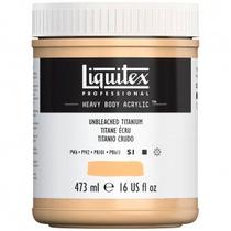 Tinta Acrílica Liquitex Heavy Body 473ml S1 Unbleached Titanium