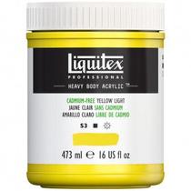 Tinta Acrílica Liquitex Heavy Body 473ml S3 Cadmium Free Yellow Light Tinta Acrílica Liquitex Heavy Body 473ml S3 Cadmium Free Yellow Light