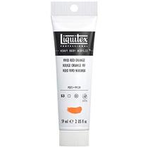 Tinta Acrílica Liquitex Heavy Body 620 Vivid Red Orange 59ml Tinta Acrílica Liquitex Heavy Body 620 Vivid Red Orange 59ml