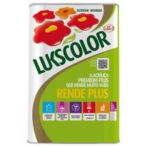 Tinta Acrílica Lukscolor Premium Rende Plus Branca 18L Tinta Acrílica Lukscolor Premium Rende Plus Branca 18L