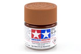 Tinta Acrílica Marrom Metálico X-34 10Ml Tamiya 81534