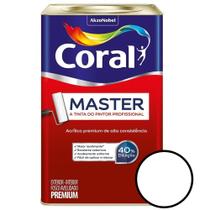 Tinta Acrílica Master 18 Litros Branco - 5902214 - CORAL