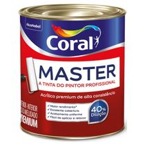 Tinta Acrílica Master Fosco Branco 0,9LCoral