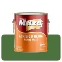 Tinta Acrílica Maza Ultra Verde Musgo 3,6L Fosco Standard Tinta Acrílica Maza Ultra Verde Musgo 3,6L Fosco Standard