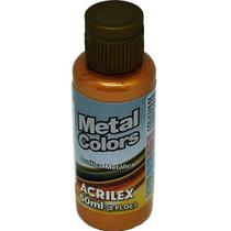 Tinta Acrílica Metal Colors Acrilex Ouro Velho 60ML