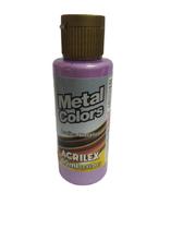 Tinta Acrílica Metal Colors Magenta - 549 - Acrilex - 60Ml
