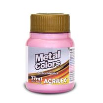 Tinta Acrílica Metálica 37ml Metal Colors Acrilex 537 Rosa