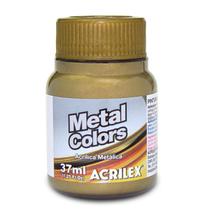 Tinta Acrílica Metálica 37ml Metal Colors Acrilex 556 Bronze
