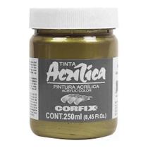Tinta Acrílica Metinta 250ml 143 Bronze Iridescente Corfix