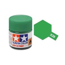 Tinta Acrílica Mini X28 Park Green Tamiya 81528