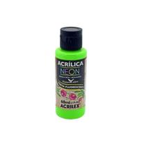 Tinta Acrílica Neon Acrilex 60Ml Verde