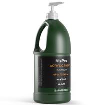Tinta Acrílica Nicpro Verde Seiva 2040 ml em Frasco com Bomba