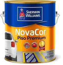 Tinta acrílica Novacor Piso Amarelo Demarcação Fosco - 3,6L - Sherwin Williams