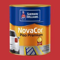 Tinta Acrílica Novacor Piso Mais Resistente Vermelho Segurança 900ml