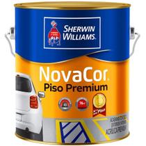 Tinta Acrílica Novacor Piso Premium Liso Preto de 3,6 Litros 38087101 Sherwin Williams Tinta Nov