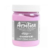 Tinta Acrilica p/ Tela 250ml Corfix G1 Laca Orquidea - 106 Tinta Acrilica p/ Tela 250ml Corfix G1 Laca Orquidea - 106