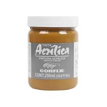 Tinta Acrílica p/ Tela Corfix 250ml 112 Amarelo Oxido G2 Tinta Acrílica p/ Tela Corfix 250ml 112 Amarelo Oxido G2