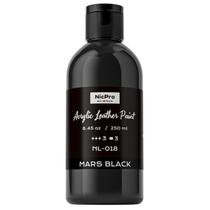 Tinta Acrílica para Couro Nicpro 250 ml Preto