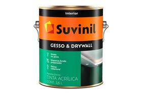 Tinta Acrílica para Gesso e Drywall Fosco Branco 3,6 Litros