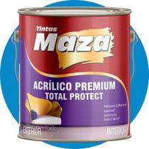 Tinta Acrílica Para Parede Externa Interna 3,6l Azul Capri