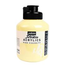 Tinta Acrílica Para Tela Pébéo Studio 500ml 24 Amarelo Napoli