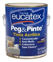 Tinta Acrílica Parede Antimofo 3,6L Eucatex Verde Piscina Tinta Acrílica Parede Antimofo 3,6L Eucatex Verde Piscina