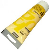 Tinta Acrílica Pébéo Studio 100ml 023 Amarelo Cádmio Médio