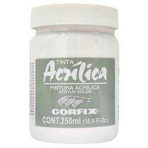 Tinta Acrílica Pintura Tela Branco Titânio 250ml Corfix Tinta Acrílica Pintura Tela Branco Titânio 250ml Corfix